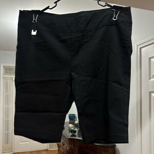 Rafaella Black Knee-Length Shorts 🖤 Size 18! Best Offer Accepted!